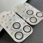 Glitter Full Camera Lens Protector for — iPhone