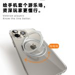 MMkio 2.5mm Transparent 360° Rotation Bracket Case for — iPhone - Image 4