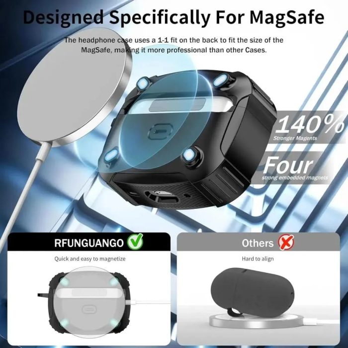 AirPods 4 Protector Case Space-themed Cover Metal Switch Lock Buckle - Image 5