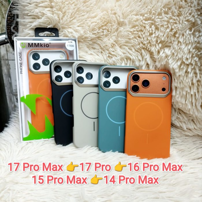 Premium MMkio Fiber PC Case with Metal Camera Protection for — iPhone - Image 2