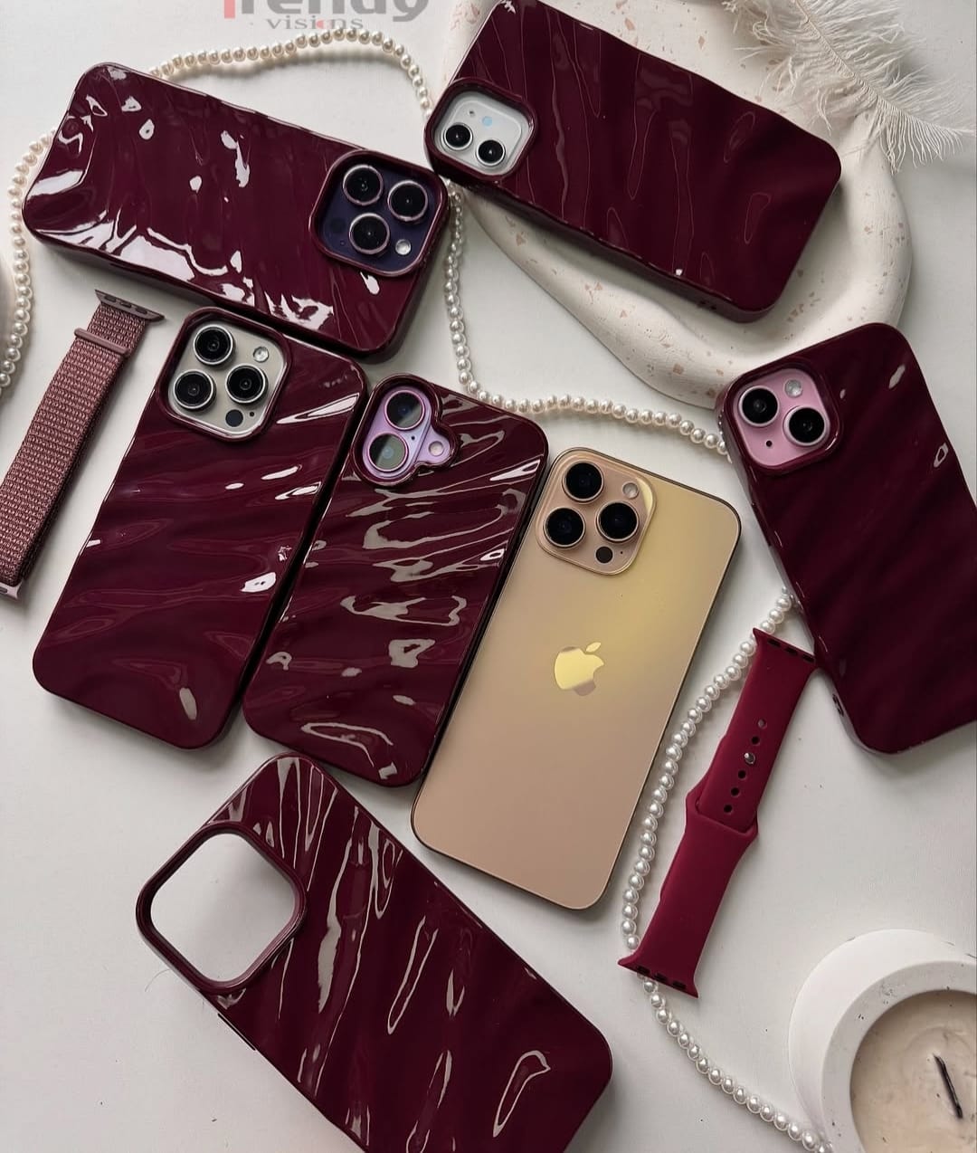 3b5d97a4-2848-48d7-b66b-61e143114a5a 3D Wave Water Ripple Glossy Case for — iPhone - Image 1