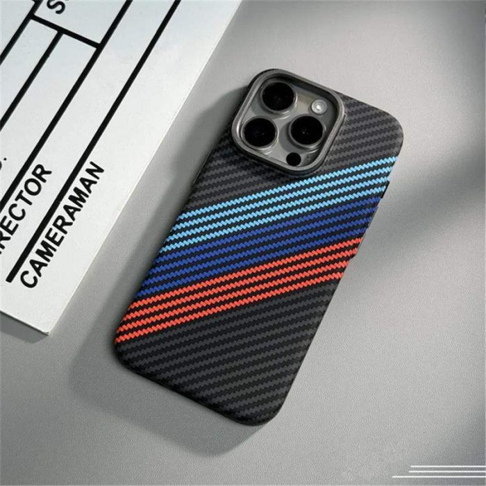 Carbon Fibre Texture MagSafe Case for — iPhone - Image 4