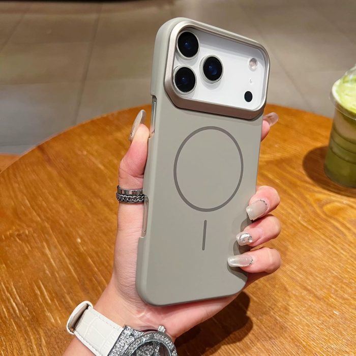 Premium MMkio Fiber PC Case with Metal Camera Protection for — iPhone - Image 3