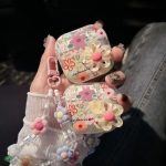 AirPods Floral Case With Charm