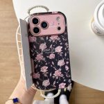 Luxury Floral Plating Case With Lens Protection for — iPhone