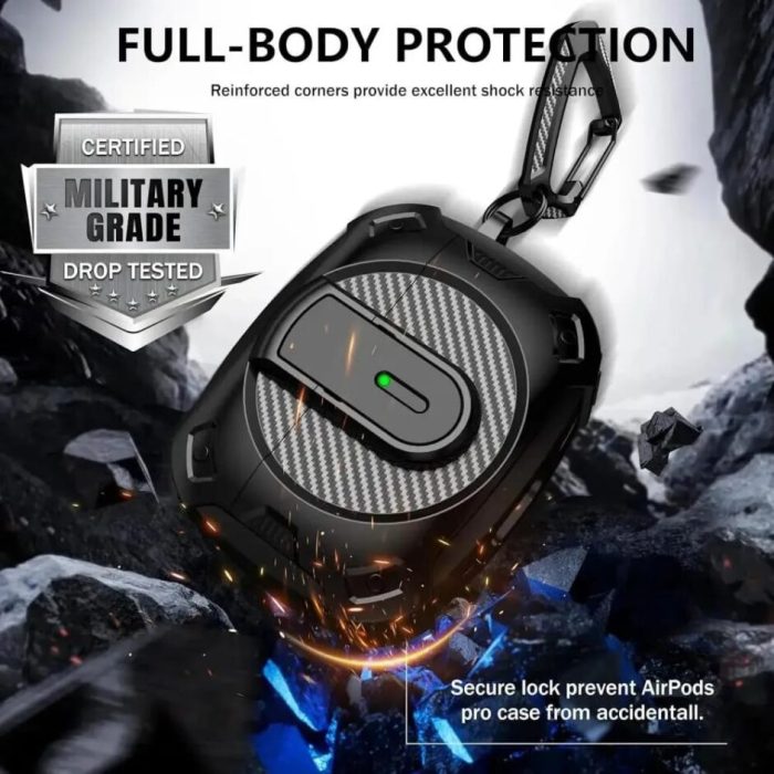 AirPods 4 Protector Case Space-themed Cover Metal Switch Lock Buckle - Image 3