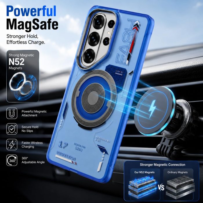 Hard MagSafe Mag Futuristic Case for — Samsung - Image 5