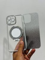 Silver Glitter Case With Mirror Design for — iPhone - Image 6
