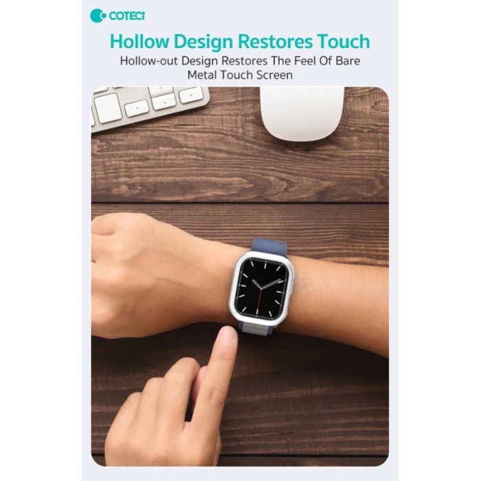 Cotetci Apple Watch 10 Skeletonized PC Full Protective Case - Image 3