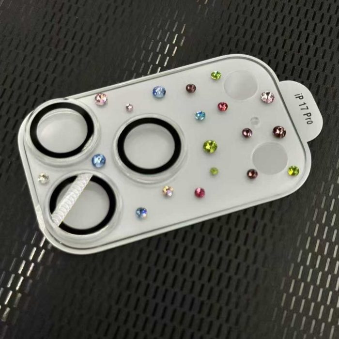 Glitter Full Camera Lens Protector for — iPhone - Image 2