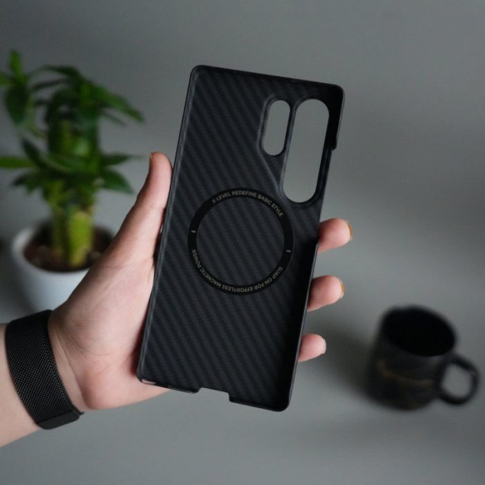 X-Level Magnetic Carbon Fiber Texture Case — Samsung - Image 3