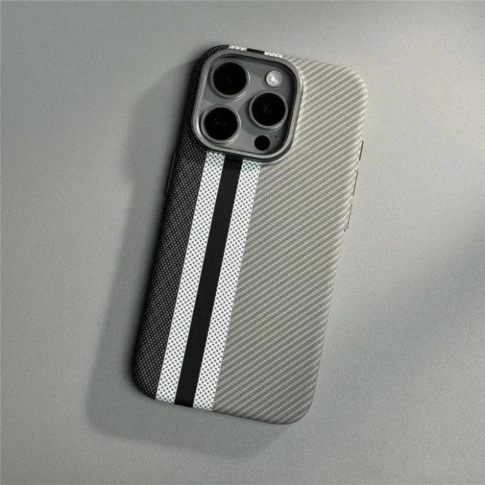 Carbon Fibre Texture MagSafe Case for — iPhone - Image 6