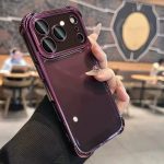Electroplated Hybrid Clear Bumper Case for — iPhone