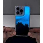 Aura Luminous Dark Night Blue Radiant Liquid Case for — iPhone