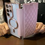 Soft Puffy Transparent With Camera Lens Protection Flip Case for — Samsung - Image 4