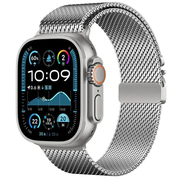 Watch Ultra Titanium Milanese Metal Loop Band - Image 5