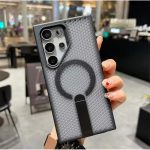 NevStp Matte Shockproof Case Magnetic Case for — Samsung