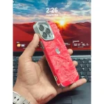 Electroplating Puffy Flannel Fabric Soft Case for — iPhone - Image 5