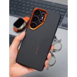 Carbon Fiber Texture MagSafe Case for — Samsung