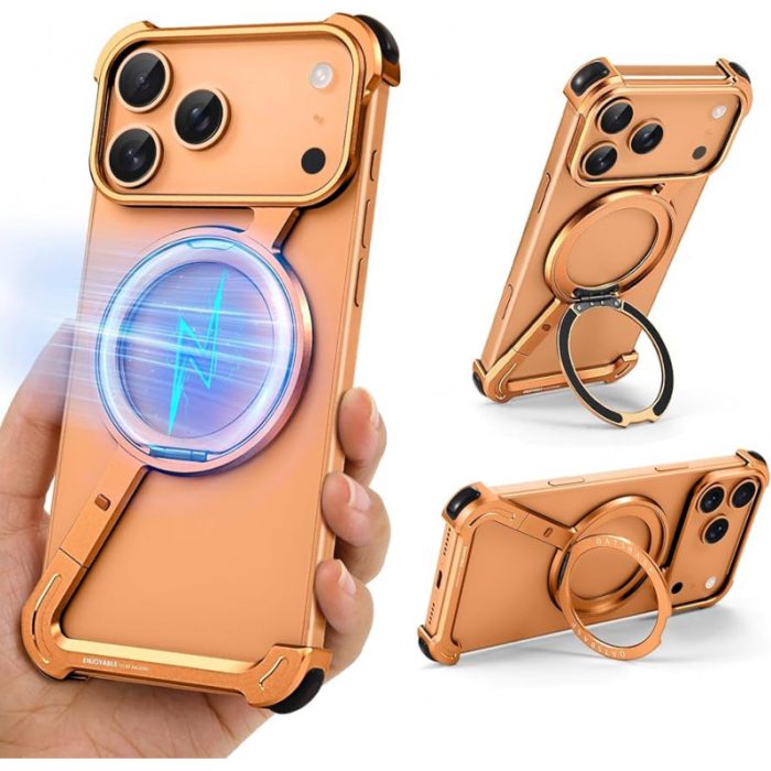Z Metal OATSBASF 360°Ring Holder Magnetic Stand Case for — iPhone - Image 7