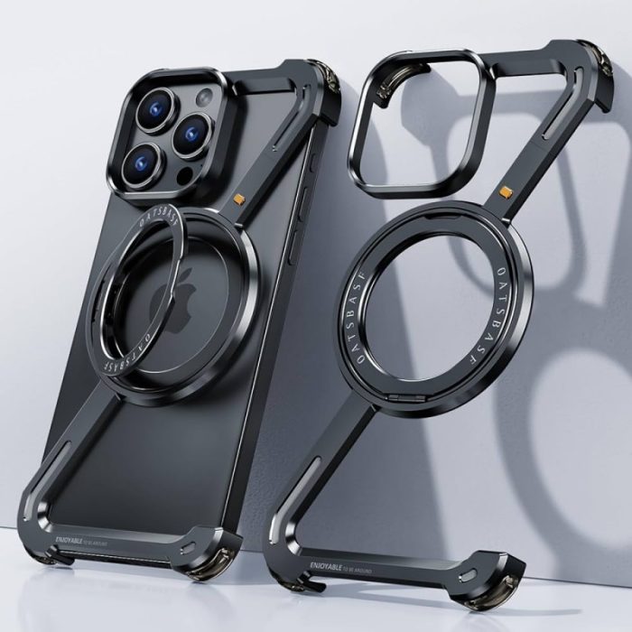 Z Metal OATSBASF 360°Ring Holder Magnetic Stand Case for — iPhone - Image 2