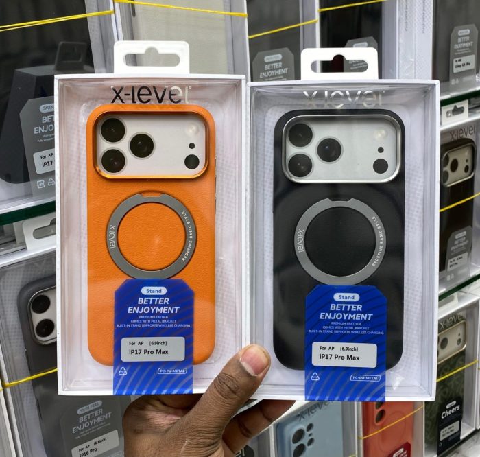 X-Level Better Enjoyment Skin Feel MagSafe Stand Leather case for – iPhone - Image 2