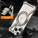 Z Metal OATSBASF 360°Ring Holder Magnetic Stand Case for — iPhone - Image 5