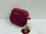Wine Red Silicone AirPods Case