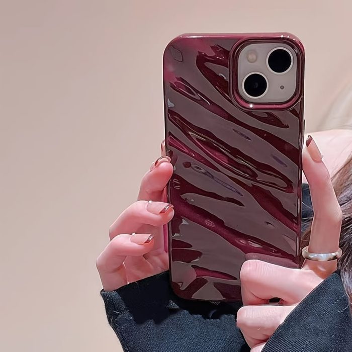 3D Wave Water Ripple Glossy Case for — iPhone - Image 5