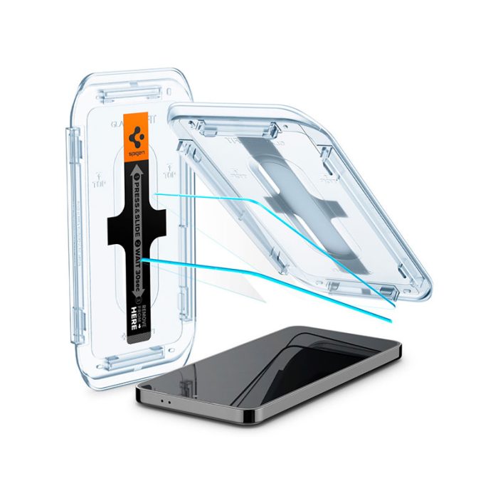 Spigen EZ Fit Tempered Glass for — Samsung - Image 2