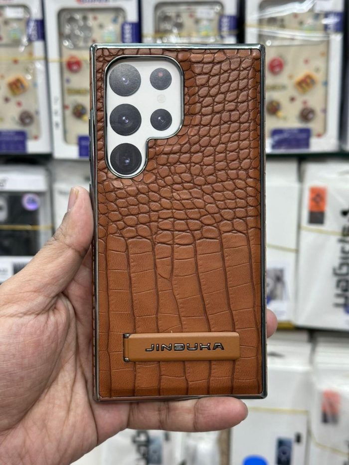 Jinduka Premium PU Leather Crocodile Texture Case for — Samsung - Image 2