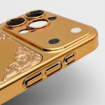 Luxury Royal Gold Poly Carbonate Embossed Case for - iPhone - Image 6