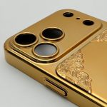 Luxury Royal Gold Poly Carbonate Embossed Case for - iPhone - Image 7