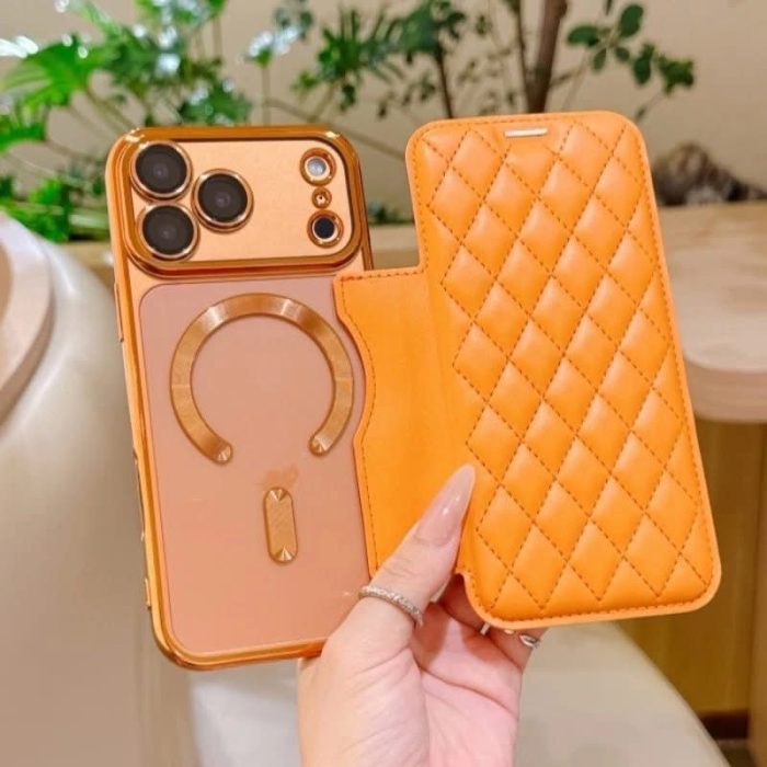 Flip Leather MagSafe Case for - iPhone - Image 4