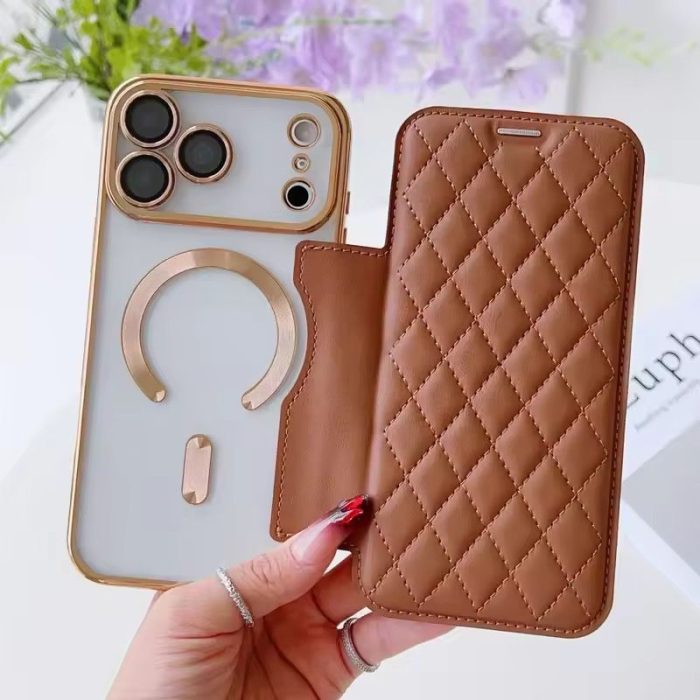 Flip Leather MagSafe Case for - iPhone - Image 2