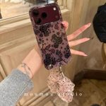Floral Black Dark Roses Mesh Case for — iPhone - Image 2