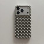 3D Electroplated Pearl Hollow Heat Dissipation Case for — iPhone