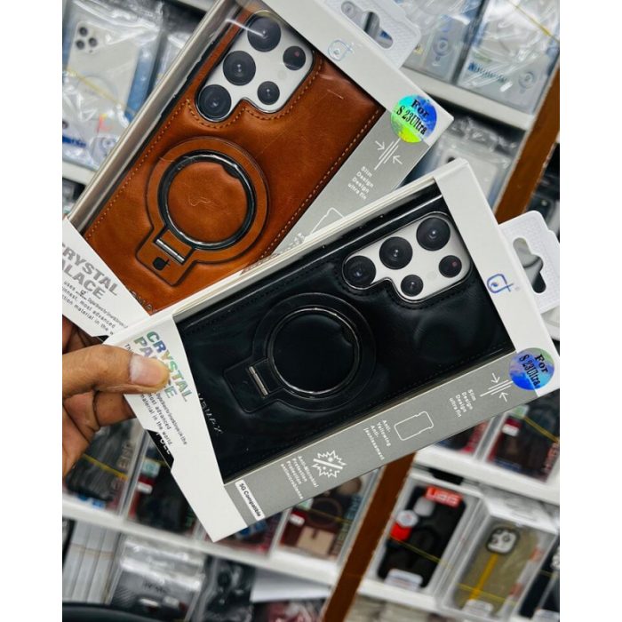 R,MBMAX Leather Case With MagSafe Stand for — Samsung - Image 3