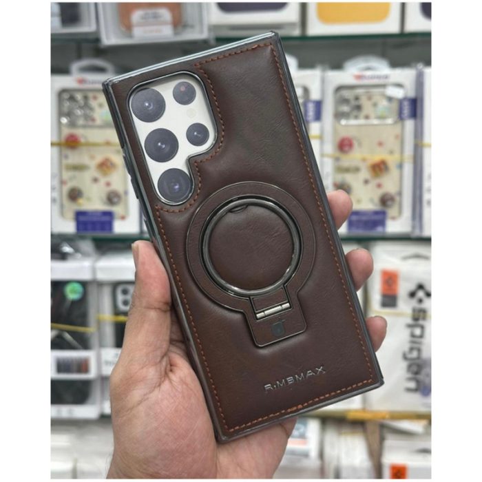 R,MBMAX Leather Case With MagSafe Stand for — Samsung - Image 4