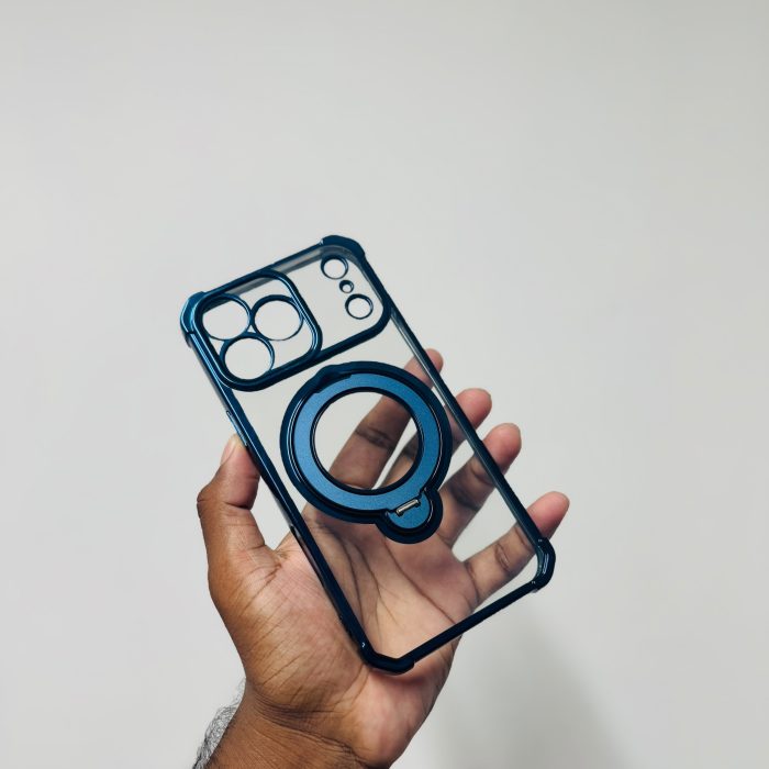 Clear Hybrid MagSafe Stand Case for — iPhone - Image 5