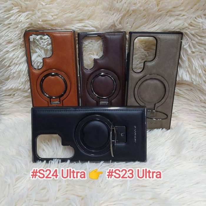 R,MBMAX Leather Case With MagSafe Stand for — Samsung - Image 2