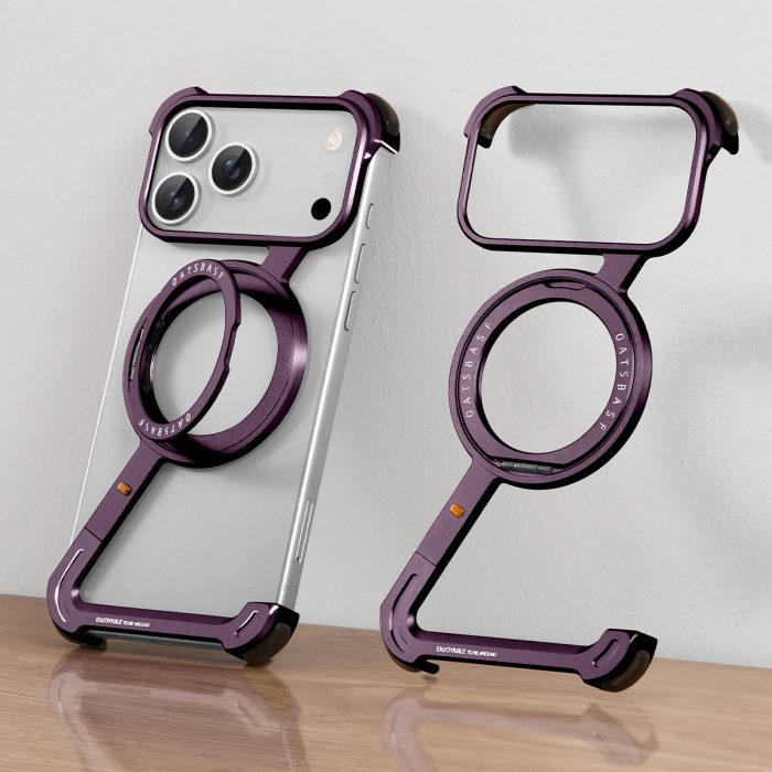 Z Metal OATSBASF 360°Ring Holder Magnetic Stand Case for — iPhone - Image 9