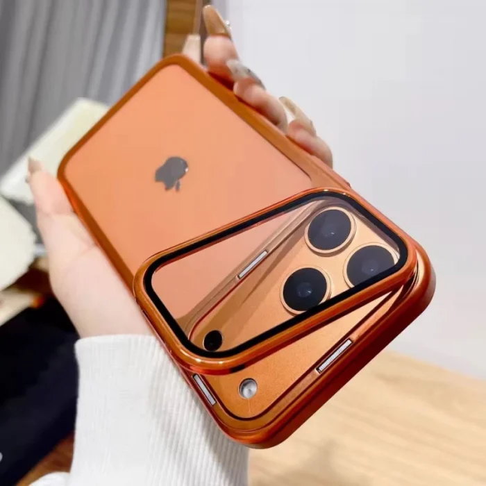 Folding Kickstand Window Camera Protection Case for — iPhone - Image 2