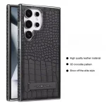 Jinduka Premium PU Leather Crocodile Texture Case for — Samsung - Image 3