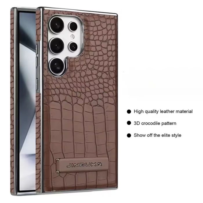 Jinduka Premium PU Leather Crocodile Texture Case for — Samsung - Image 4